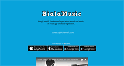 Desktop Screenshot of bialamusic.com